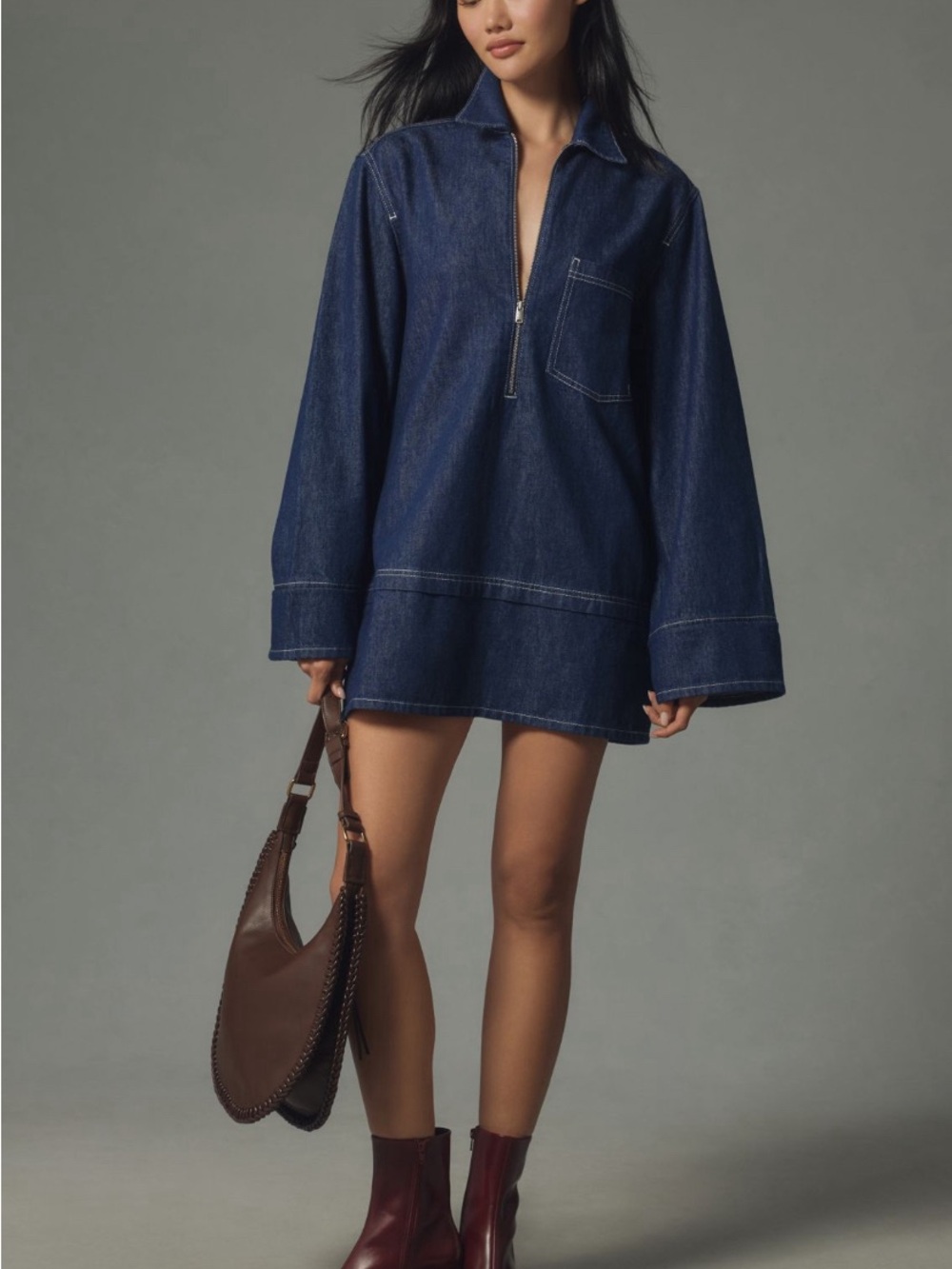 Pilcro Denim Mini Dress - Picture 3 of 6